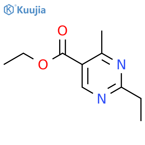 5-Pyrimidinecarboxylicacid, 2-ethyl-4-methyl-, ethyl ester structure