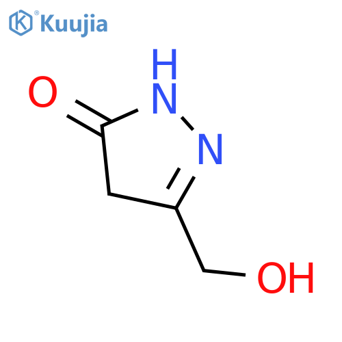 2,4-dihydro-5-(hydroxymethyl)-3H-Pyrazol-3-one structure