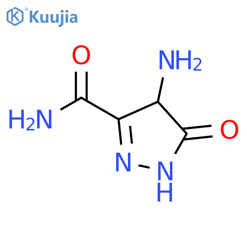 2-Pyrazoline-3-carboxamide4-amino-5-oxo-(6CI) structure