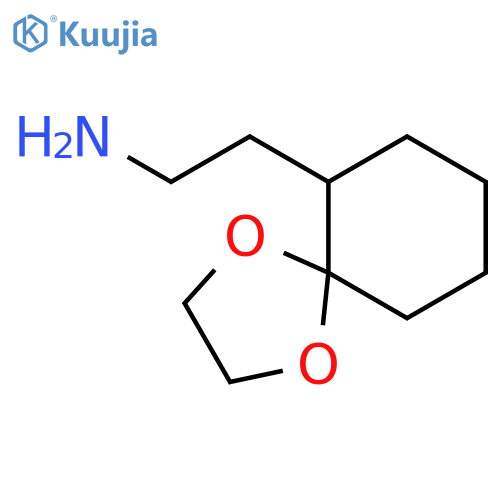 1,4-Dioxaspiro[4.5]decane-6-ethanamine structure