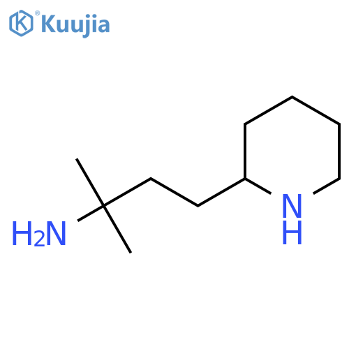 2-Methyl-4-(piperidin-2-yl)butan-2-amine structure
