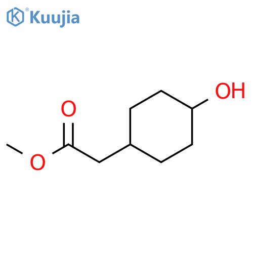 methyl 2-(4-hydroxycyclohexyl)acetate structure