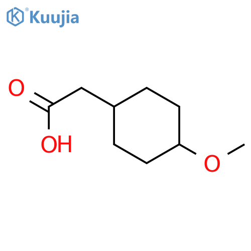 2-(4-methoxycyclohexyl)acetic acid structure