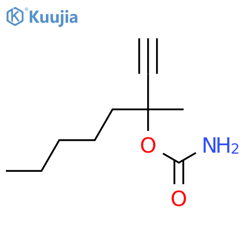 Carbamic acid,1-methyl-1-pentyl-2-propynyl ester (6CI) structure