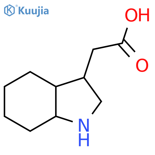 2-(octahydro-1H-indol-3-yl)acetic acid structure