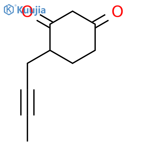 1,3-Cyclohexanedione, 4-(2-butynyl)- structure