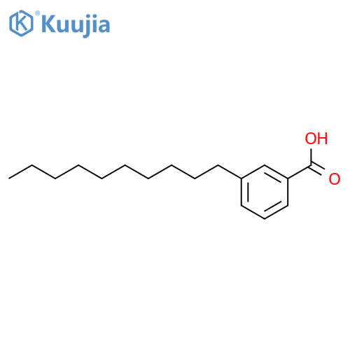 Benzoic acid, 3-decyl- structure