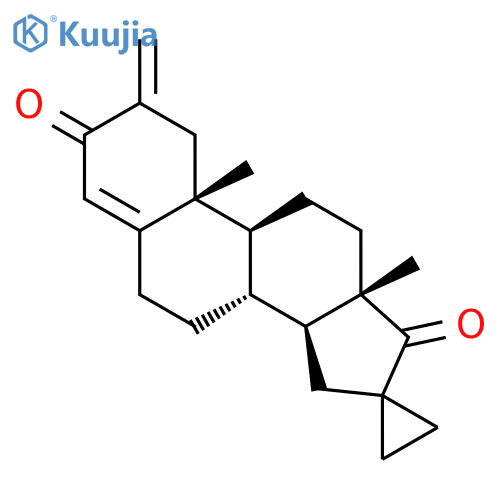 Spiro[androst-4-ene-16,1'-cyclopropane]-3,17-dione, 2-methylene- structure