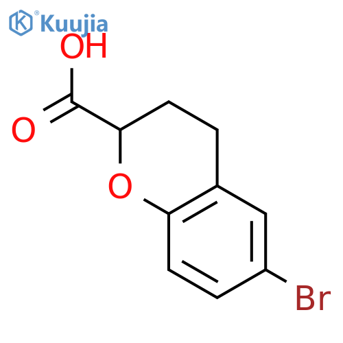 6-Bromochromane-2-carboxylic Acid structure