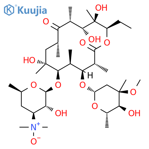 Erythromycin A N-oxide (>80%) structure
