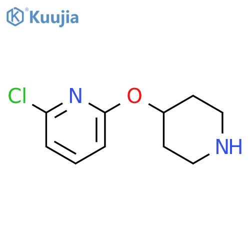 2-chloro-6-(piperidin-4-yloxy)pyridine structure