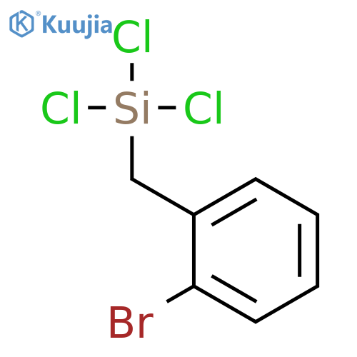 Silane, [(2-bromophenyl)methyl]trichloro- structure