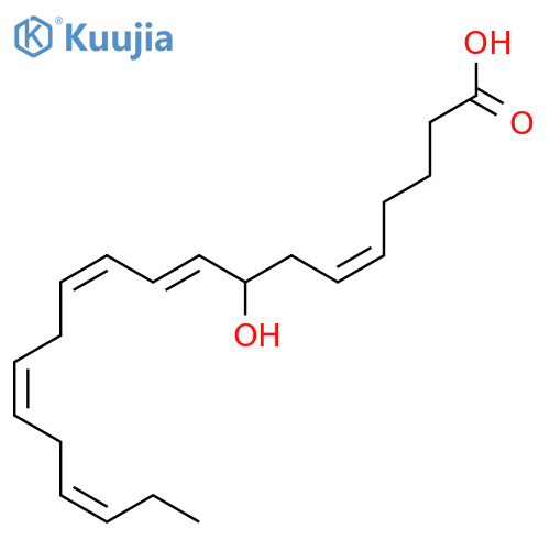 (+/-)-8-hydroxy-5Z,9E,11Z,14Z,17Z-eicosapentaenoic acid structure