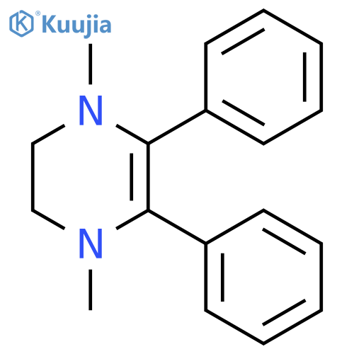 Pyrazine, 1,2,3,4-tetrahydro-1,4-dimethyl-5,6-diphenyl- structure