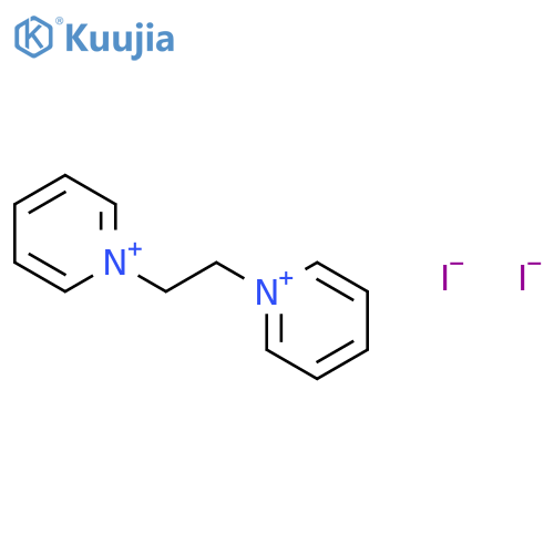 Pyridinium, 1,1'-(1,2-ethanediyl)bis-, diiodide structure