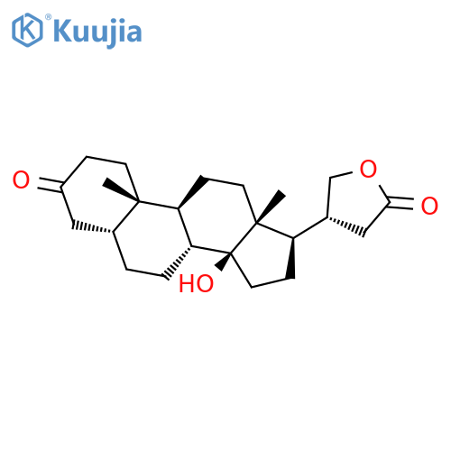 Cardanolide, 14-hydroxy-3-oxo-, (5b)- structure