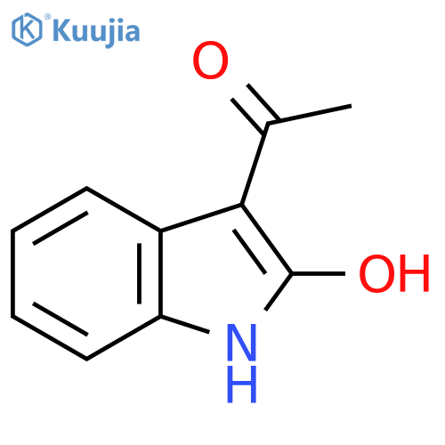 1-(2-hydroxy-1H-indol-3-yl)-Ethanone structure