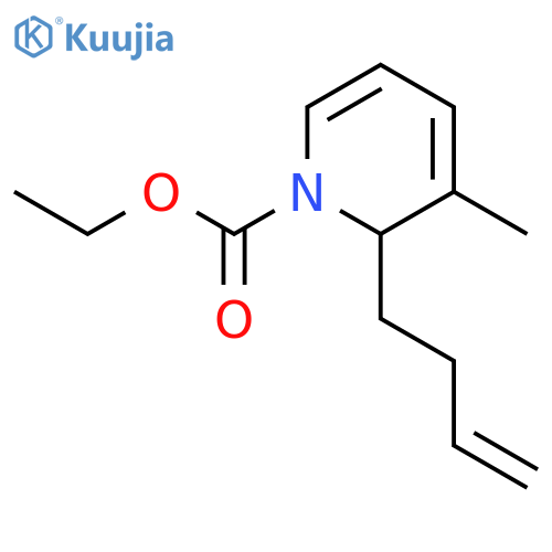 1(2H)-Pyridinecarboxylic acid, 2-(3-butenyl)-3-methyl-, ethyl ester structure