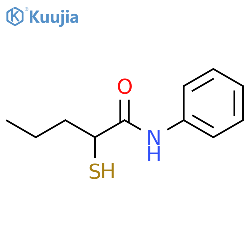 Pentanamide, 2-mercapto-N-phenyl- structure