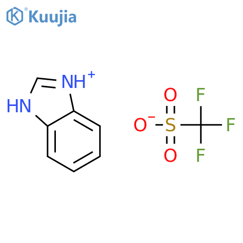 Benzimidazolium triflate structure