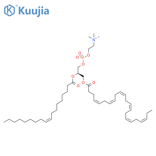 1-Docosahexaenoin-2-oleoyl 3-Phosphocholine structure