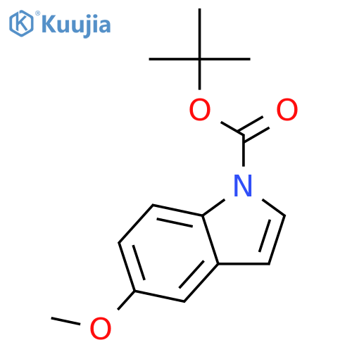 tert-Butyl 5-methoxy-1H-indole-1-carboxylate structure