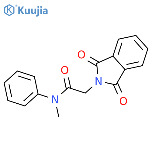 2-(1,3-dioxoisoindolin-2-yl)-N-methyl-N-phenylacetamide structure
