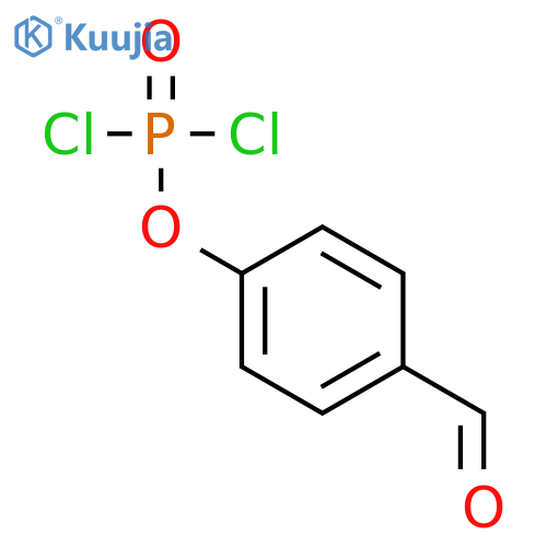 Phosphorodichloridic acid, 4-formylphenyl ester structure