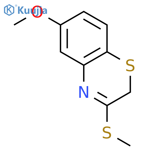 2H-1,4-Benzothiazine, 6-methoxy-3-(methylthio)- structure