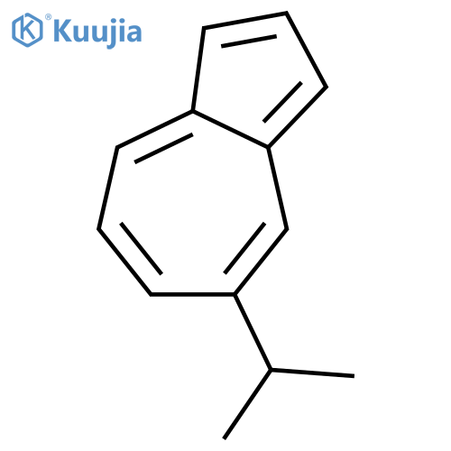 Azulene, 5-(1-methylethyl)- structure