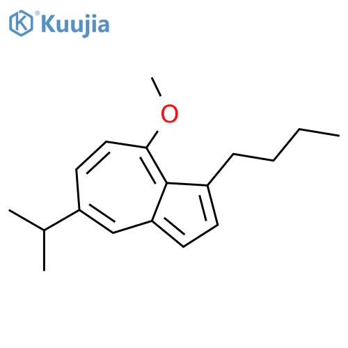 Azulene, 1-butyl-8-methoxy-5-(1-methylethyl)- structure