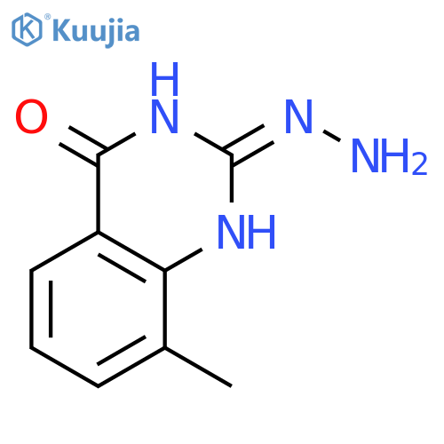 2,4(1H,3H)-Quinazolinedione, 8-methyl-, 2-hydrazone structure