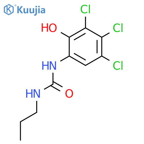 Urea, N-propyl-N'-(3,4,5-trichloro-2-hydroxyphenyl)- structure