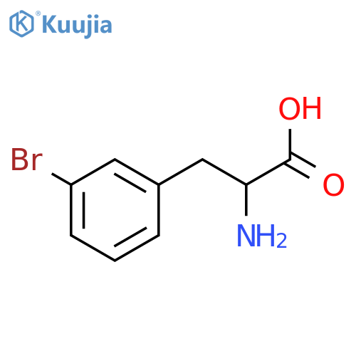 (R)-2-Amino-3-(3-bromophenyl)propanoic acid structure