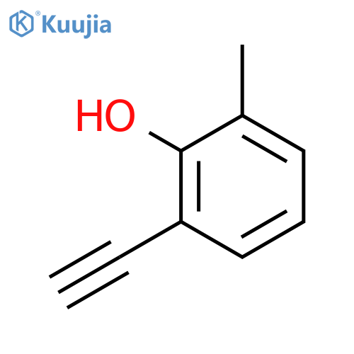 Phenol,2-ethynyl-6-methyl- structure
