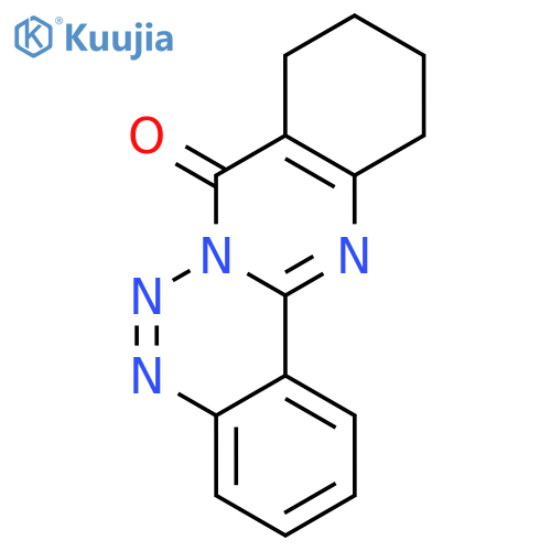 8H-Quinazolino[3,2-c][1,2,3]benzotriazin-8-one, 9,10,11,12-tetrahydro- structure
