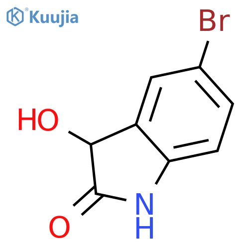 5-bromo-3-hydroxy-2,3-dihydro-1H-indol-2-one structure