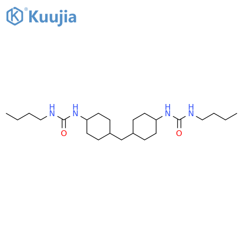 Urea, N,N''-(methylenedi-4,1-cyclohexanediyl)bis[N'-butyl- structure