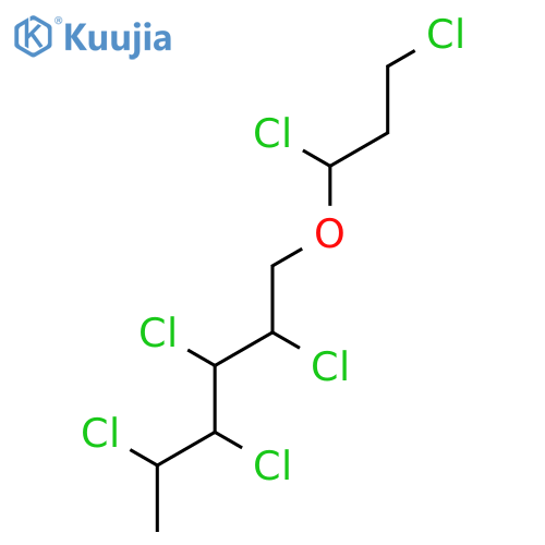 1,3-dichloropropyl 2,3,4,5-tetrachlorohexyl ether structure