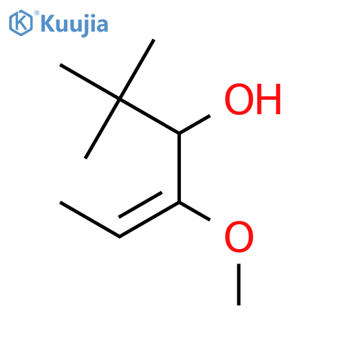 4-Hexen-3-ol, 4-methoxy-2,2-dimethyl-, (E)- structure