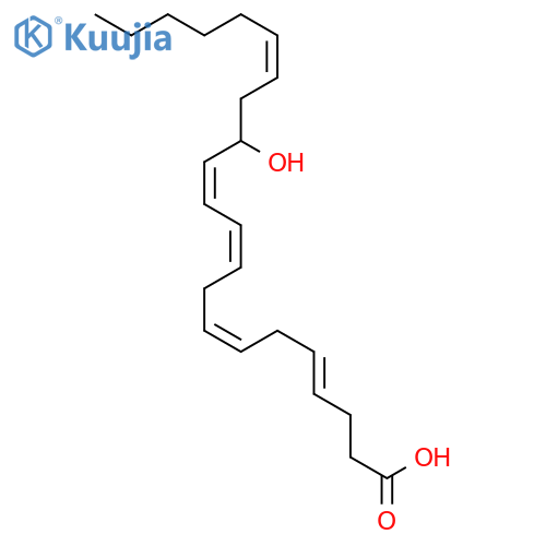 4,7,10,12,16-Docosapentaenoic acid, 14-hydroxy-, (E,Z,Z,Z,Z)- structure