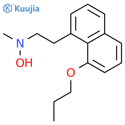 1-Naphthaleneethanamine, N-hydroxy-N-methyl-8-propoxy- structure