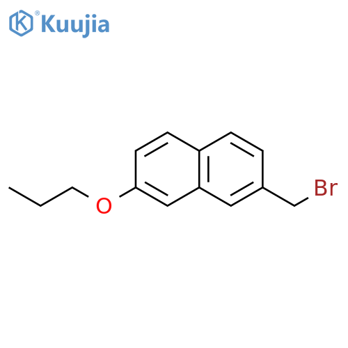 Naphthalene, 2-(bromomethyl)-7-propoxy- structure