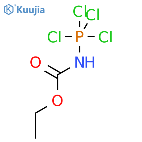 Carbamic acid, (tetrachlorophosphoranyl)-, ethyl ester structure