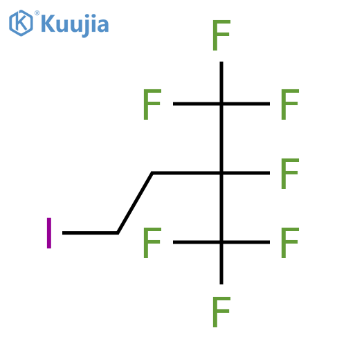1,1,1,2-Tetrafluoro-4-iodo-2-(trifluoromethyl)butane structure