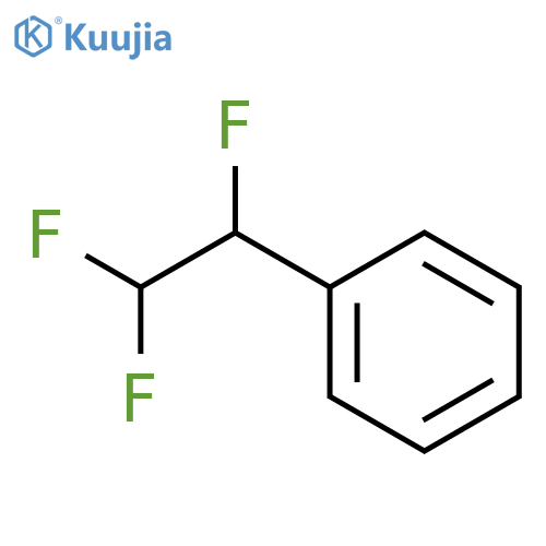Benzene, (1,2,2-trifluoroethyl)- structure