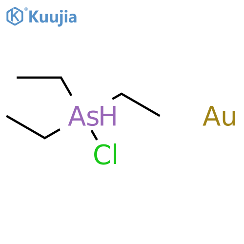 Gold, chloro(triethylarsine)- structure