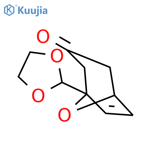 8-Oxabicyclo[3.2.1]oct-6-en-3-one, 1-(1,3-dioxolan-2-yl)- structure