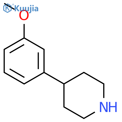 4-(3-methoxyphenyl)piperidine structure