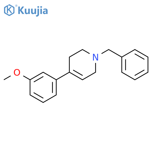 1-benzyl-4-(3-methoxyphenyl)-1,2,3,6-tetrahydropyridine structure